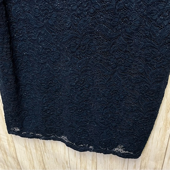 Candalite Women’s Navy Blue Simmer Stretch Lace Dress Size 2X - Picture 7 of 12